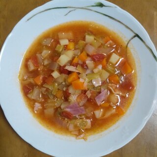 野菜たっぷりミネストローネ